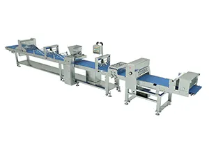 Ligne de production de viennoiseries danoises