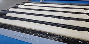Ligne de production de baguettes et ciabattas