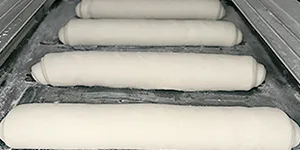 Ligne de production de baguettes et ciabattas