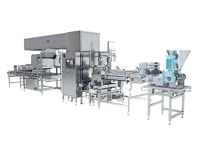 Ligne de production de petits pains et pains plats
