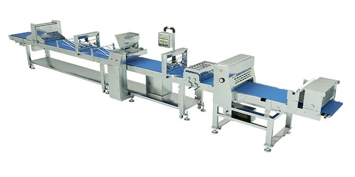 Ligne de production de viennoiseries danoises