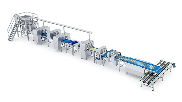 Ligne de production de beignets