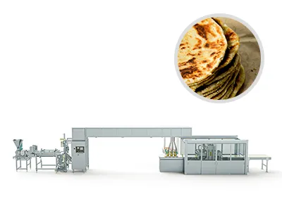 Ligne de production de pains plats